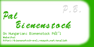 pal bienenstock business card